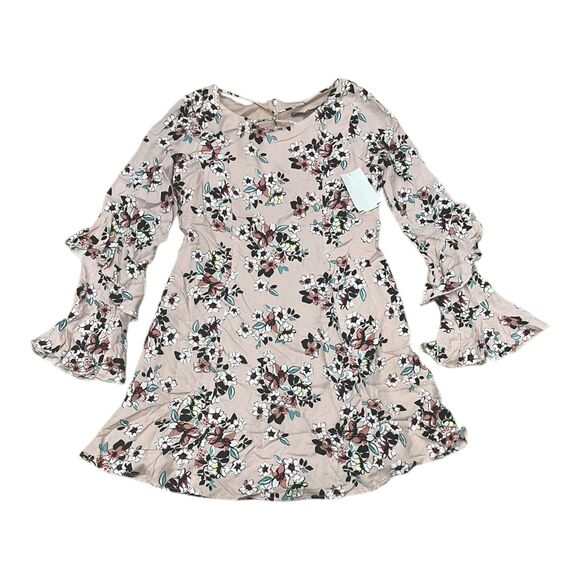 Other - TM by Truly Me Pink Floral Ruffle Dress Girl 12